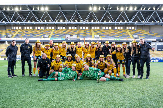 Elfsborgs spelare jublar