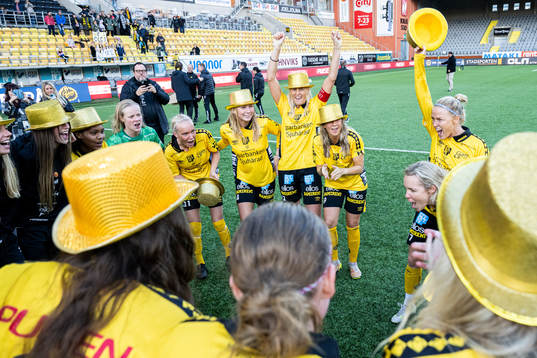 Elfsborgs spelare jublar