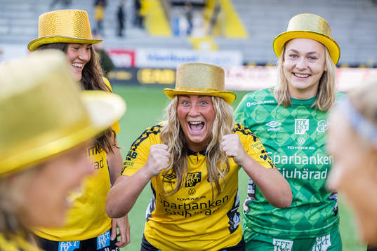 Elfsborgs Wilda Johansson, Ebba Johansson och målvakt Tuva