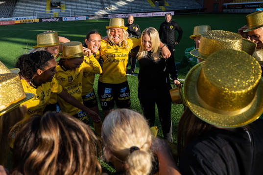 Elfsborgs spelare jublar