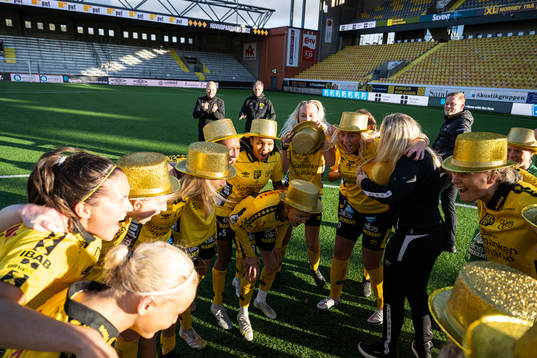 Elfsborgs spelare jublar