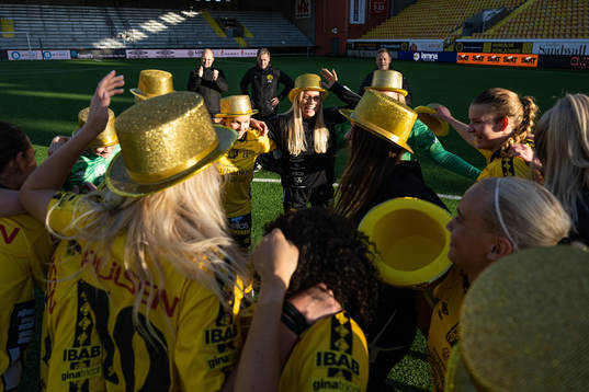 Elfsborgs spelare jublar