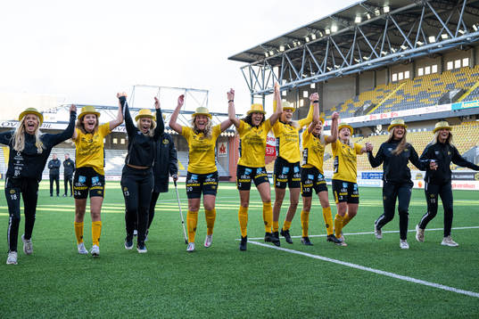 Elfsborgs spelare jublar