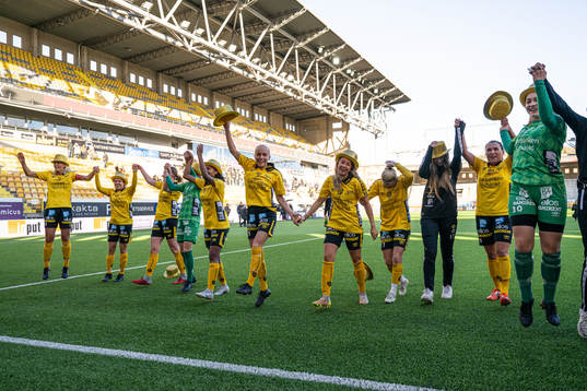 Elfsborgs spelare jublar