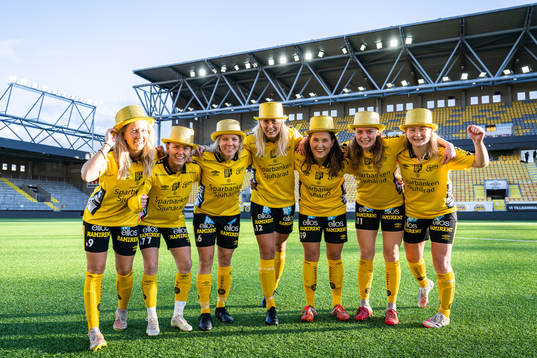 Elfsborgs Cornelia Andersson, Sara Jardving, Linda Westberg