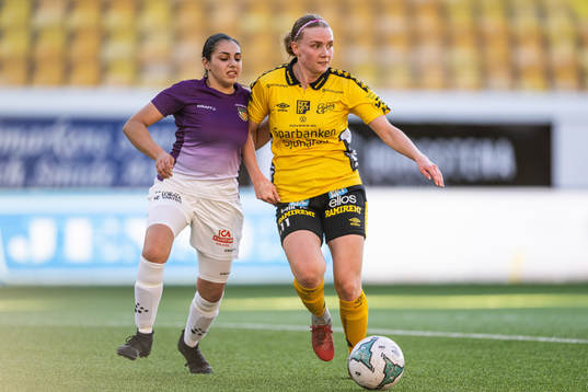 Westbos Diana Addas och Elfsborgs Leann Nyström