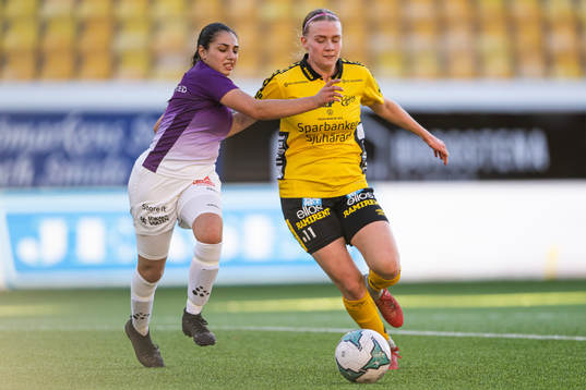 Westbos Diana Addas och Elfsborgs Leann Nyström