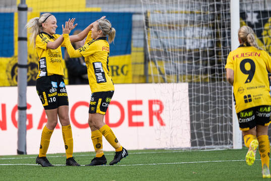 Elfsborgs Matilda Ståhlbom Karlsson och Linda Westberg