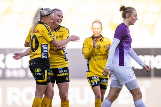 Elfsborgs Matilda Ståhlbom Karlsson och Leann Nyström