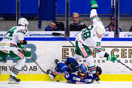 Rögles Anton Bengtsson och Växjös Hugo Gustafsson