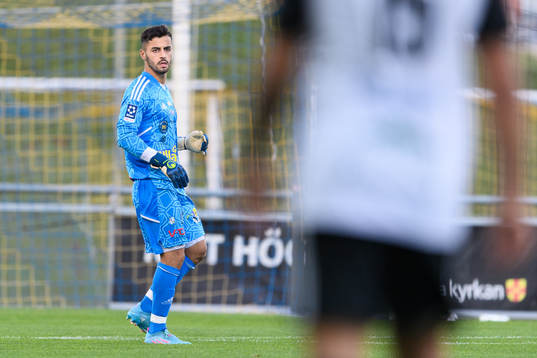Falkenbergs målvakt Nadeem Omar