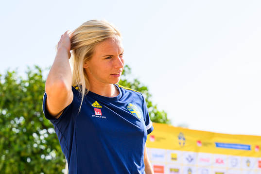 Jonna Andersson of the Swedish women's national football
