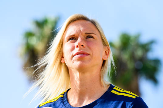 Jonna Andersson of the Swedish women's national football