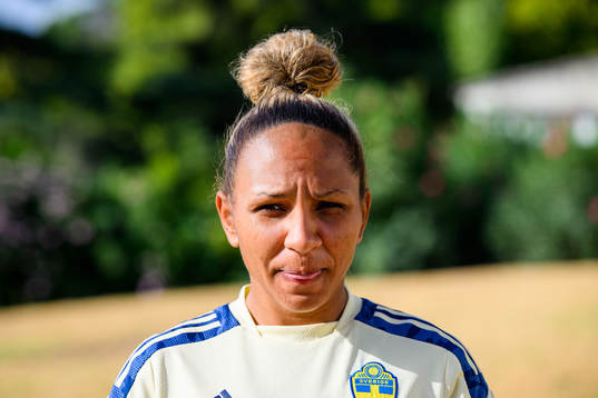 Madelen Janogy of the Swedish women's national football