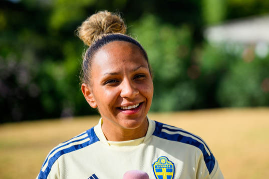 Madelen Janogy of the Swedish women's national football