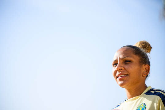 Madelen Janogy of the Swedish women's national football