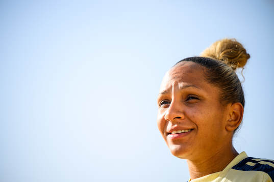 Madelen Janogy of the Swedish women's national football