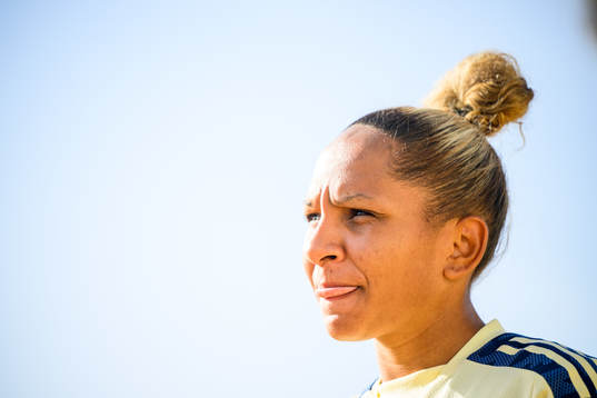 Madelen Janogy of the Swedish women's national football