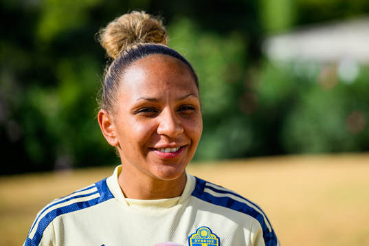 Madelen Janogy of the Swedish women's national football