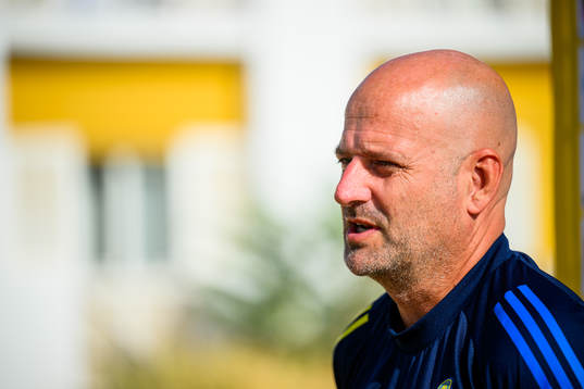 Assistant coach Magnus Wikman of the Swedish women's