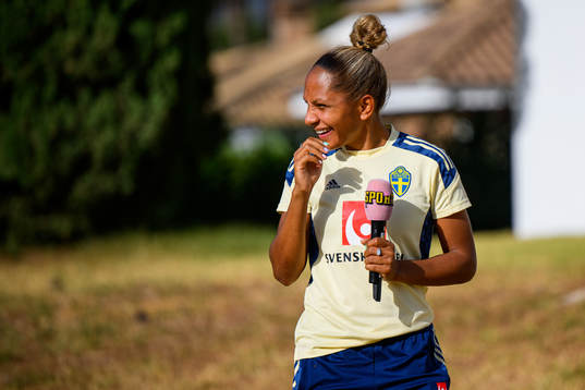 Madelen Janogy of the Swedish women's national football