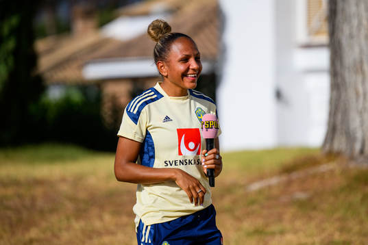 Madelen Janogy of the Swedish women's national football