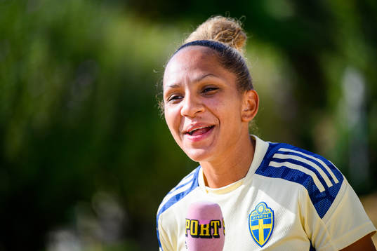 Madelen Janogy of the Swedish women's national football