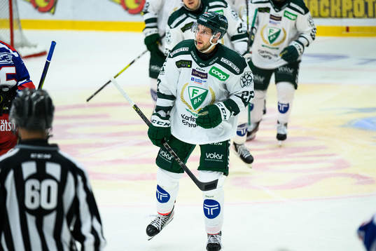 Färjestads Per Åslund jublar