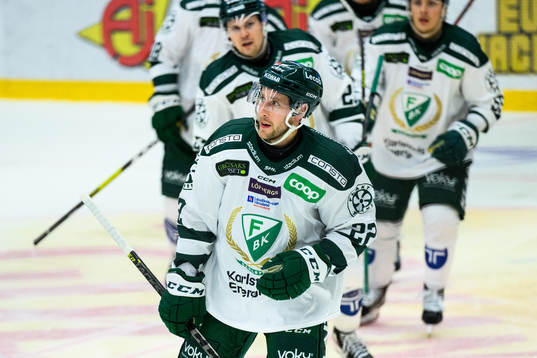Färjestads Per Åslund jublar
