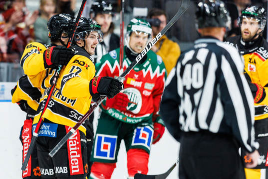 Luleås Isac Brännström jublar