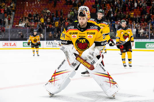 Luleås målvakt Joel Lassinantti deppar