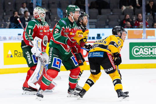 Frölundas Christian Folin och Luleås Juhani Tyrväinen