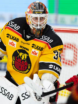 Luleås målvakt Joel Lassinantti
