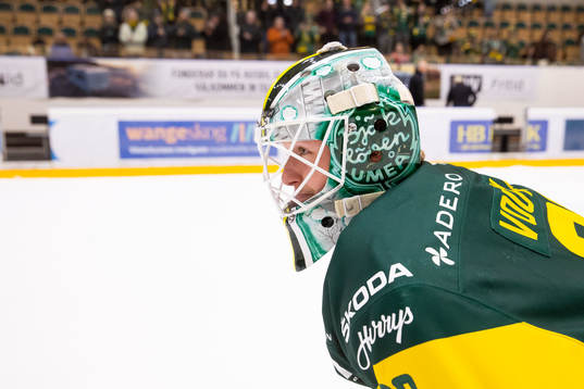 Björklövens målvakt Joona Voutilainen