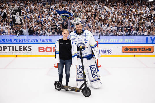 Leksands målvakt Mantas Armalis utsedd till matchens lirare