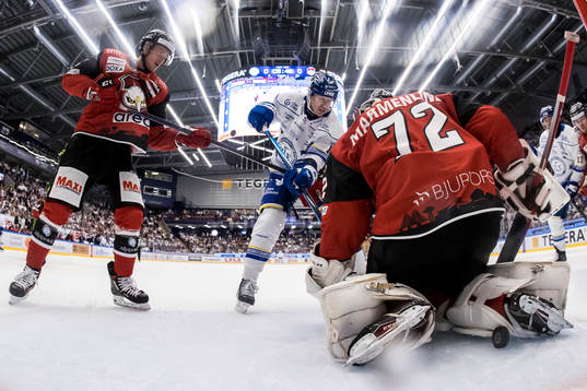 Malmö Redhawkss Carl-Johan Lerby  och Leksands Justin