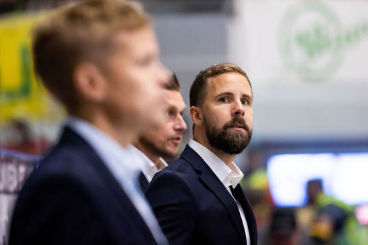 Björklövens tränare Viktor Stråhle
