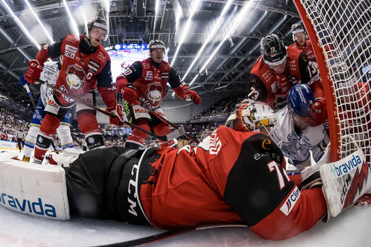 Malmö Redhawkss Carl Söderberg och Malmö Redhawkss Lance