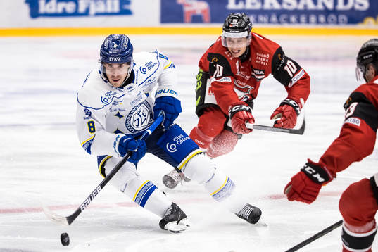 Leksands Matt Caito och Malmö Redhawkss William Von