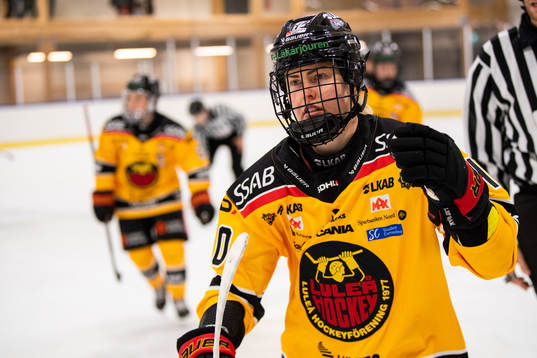 Luleås Noora Tulus jublar