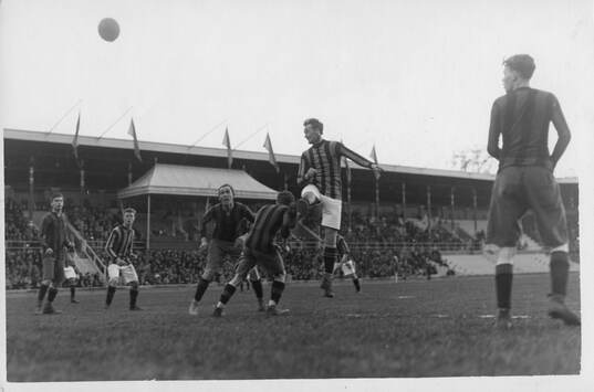 Fotboll, GAIS - Hammarby IF, finalen i SM. Stockholms