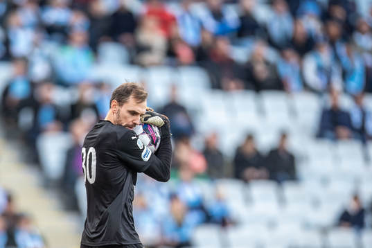 Värnamos målvakt Pilip Vaitsiakhovich