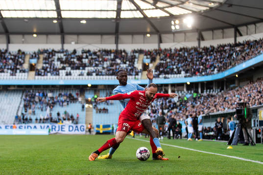 Värnamos Evaldo Nascimento Lamaur Neto och Malmö FFs