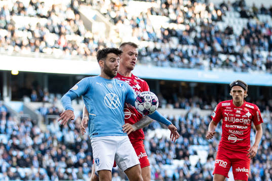 Malmö FFs Erdal Rakip och Värnamos Victor Eriksson