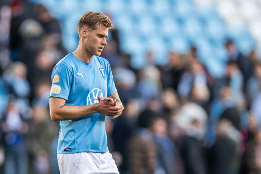 Malmö FFs Felix Beijmo deppar