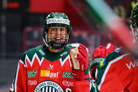 Frölundas Hanna Olsson jublar