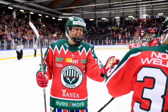 Frölundas Hanna Olsson jublar