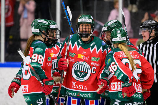 Frölundas Hanna Olsson jublar