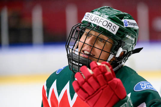 Frölundas Hanna Olsson jublar