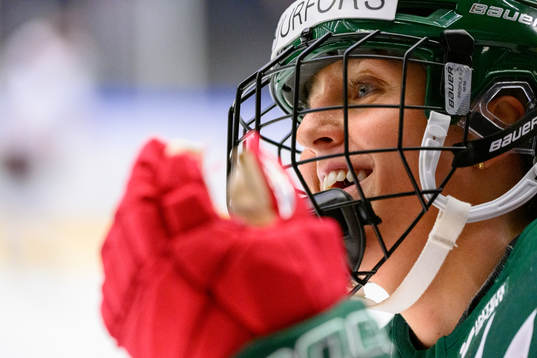 Frölundas Hanna Olsson jublar
